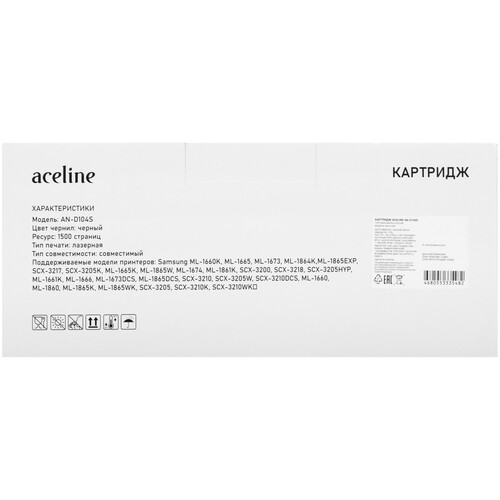 Купить Картридж лазерный Aceline AN-D104S черный, с чипом  9213272. Характеристики, отзывы и цены в Донецке