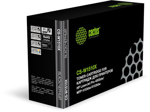 Купить Картридж лазерный Cactus CS-W1510X черный, с чипом  9077701. Характеристики, отзывы и цены в Донецке