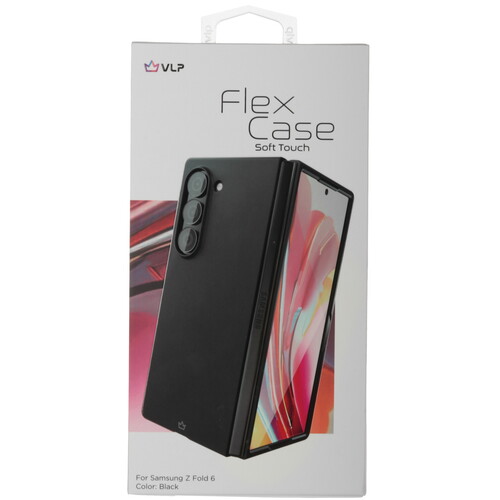 Купить Накладка  VLP Flex Case для Samsung Galaxy Z Fold6 черный  5472313. Характеристики, отзывы и цены в Донецке