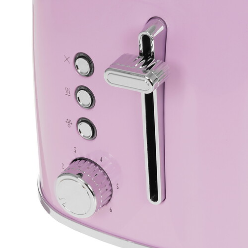 Купить Тостер Kitfort KT-6218-3 фиолетовый  9040852. Характеристики, отзывы и цены в Донецке