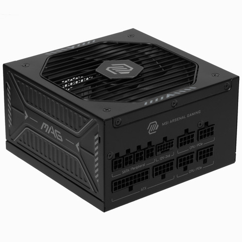 Купить Блок питания MSI MAG A850GLS PCIE5 [306-7ZPIY11-CE0] черный  5641163. Характеристики, отзывы и цены в Донецке