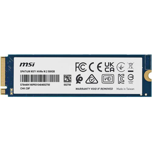 Купить 500 ГБ M.2 NVMe накопитель MSI SPATIUM M371 [S78-440K160-P83]  5439860. Характеристики, отзывы и цены в Донецке