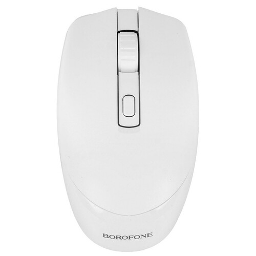 Купить Мышь беспроводная Borofone BG7 Business Platinum [6974443389999] белый  9237786. Характеристики, отзывы и цены в Донецке