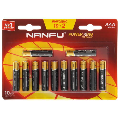 Купить Батарейка щелочная Nanfu AAA  5420390. Характеристики, отзывы и цены в Донецке