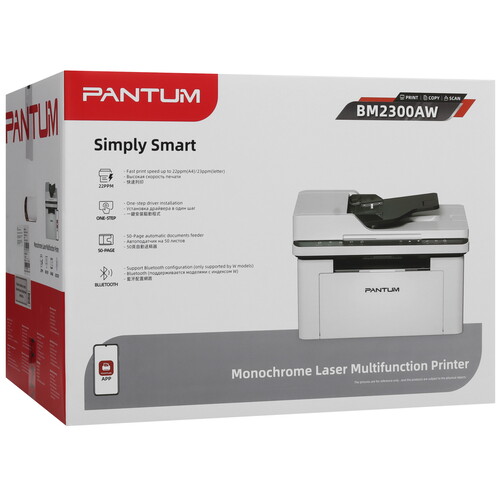 Купить МФУ лазерное Pantum BM2300AW  5450806. Характеристики, отзывы и цены в Донецке