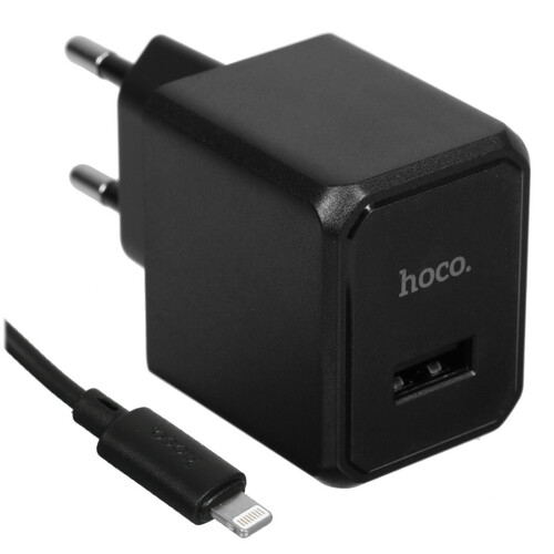 Купить Сетевое зарядное устройство Hoco CS11A черный  5474775. Характеристики, отзывы и цены в Донецке