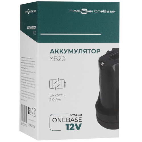 Купить Аккумулятор FinePower OneBase XB20 OneBase12  9094264. Характеристики, отзывы и цены в Донецке