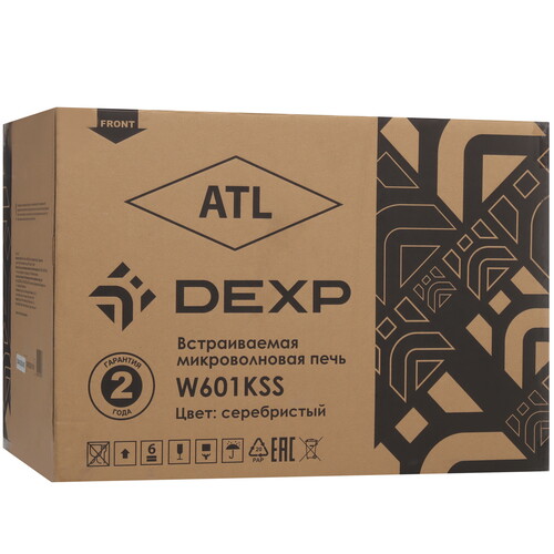 Купить Встраиваемая микроволновая печь DEXP W601KSS серебристый  5445276. Характеристики, отзывы и цены в Донецке