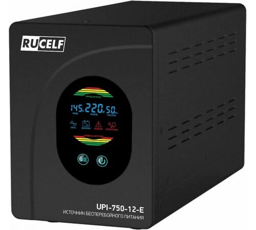 Купить ИБП RUCELF UPI-750-12-E  9912947. Характеристики, отзывы и цены в Донецке