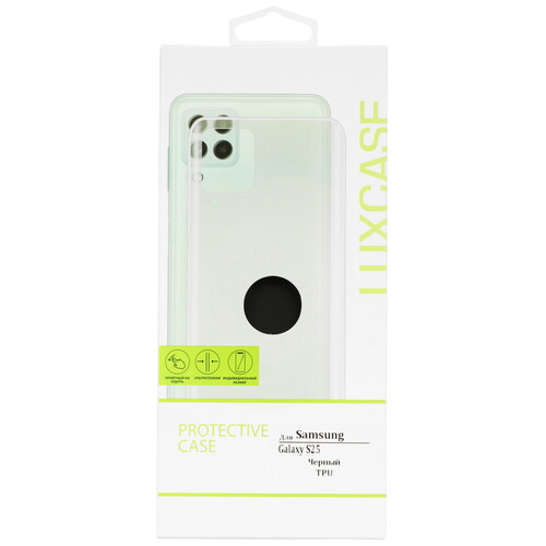 Купить Накладка  LuxCase для Samsung Galaxy S25 черный  5637325. Характеристики, отзывы и цены в Донецке