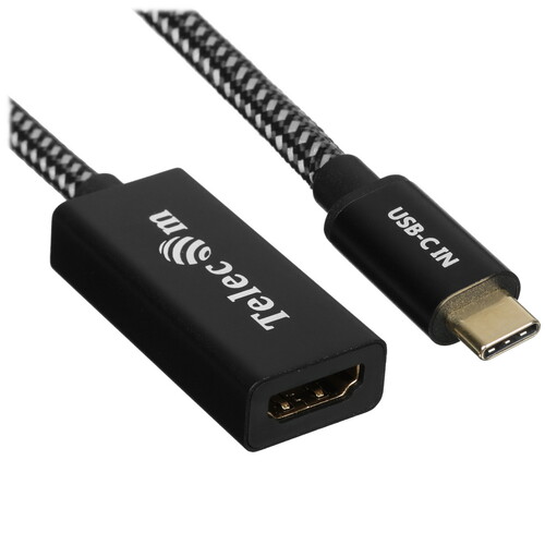 Купить Кабель однонаправленный Telecom USB-C - HDMI, 0.2 м  5471437. Характеристики, отзывы и цены в Донецке