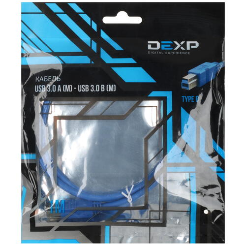 Купить Кабель DEXP USB 3.2 Gen 1 Type-A - USB 3.2 Gen1 Type-B  1042394. Характеристики, отзывы и цены в Донецке