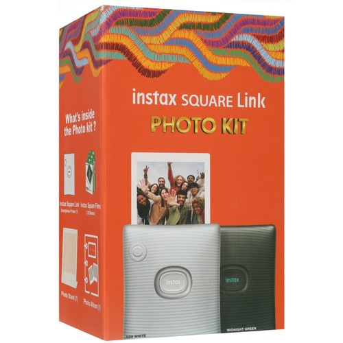 Купить Компактный фотопринтер FUJIFILM Instax Square Link Gift Box зеленый  5660680. Характеристики, отзывы и цены в Донецке