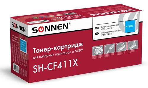 Купить Картридж лазерный SONNEN SH-CF411X голубой  9918687. Характеристики, отзывы и цены в Донецке