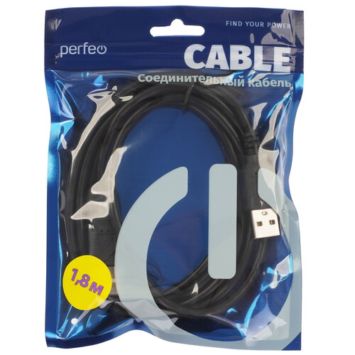 Купить Кабель Perfeo USB 2.0 Type-A - USB 2.0 Type-A  9173116. Характеристики, отзывы и цены в Донецке