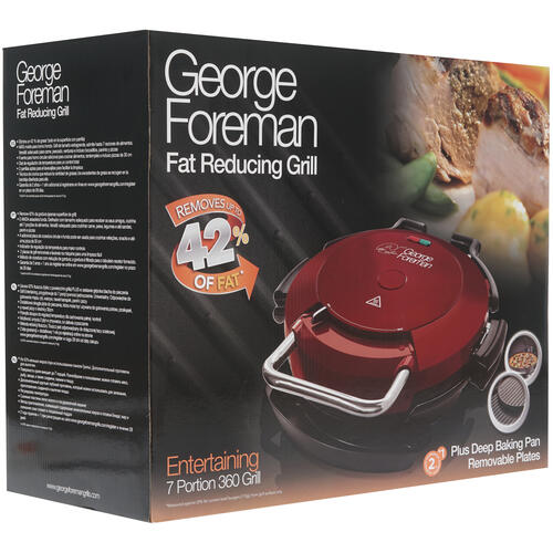 Купить Гриль George Foreman 24640-56 360 красный  8134770. Характеристики, отзывы и цены в Донецке