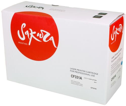 Купить Картридж лазерный SAKURA CF331A голубой, с чипом  5363930. Характеристики, отзывы и цены в Донецке