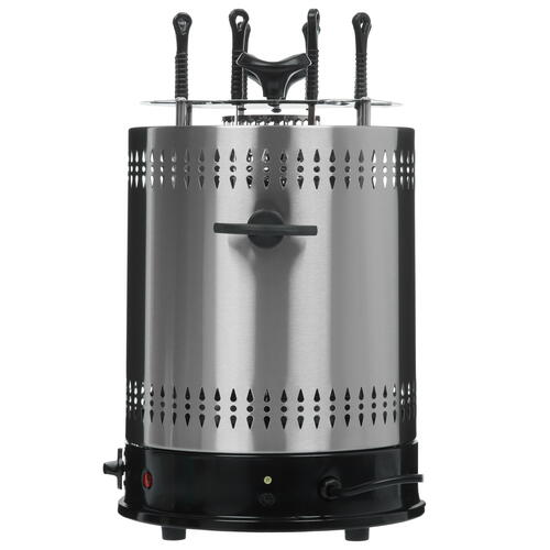 Купить Электрошашлычница DEXP KBM-1400 серебристый  5416621. Характеристики, отзывы и цены в Донецке