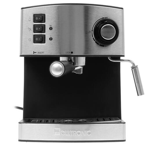 Купить Кофеварка рожковая Clatronic ES 3643 черный  8117058. Характеристики, отзывы и цены в Донецке
