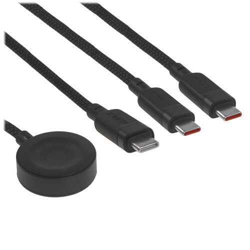 Купить Кабель круглый ACEFAST USB Type-C - USB Type-C х 2 черный 1.2 м  9258673. Характеристики, отзывы и цены в Донецке