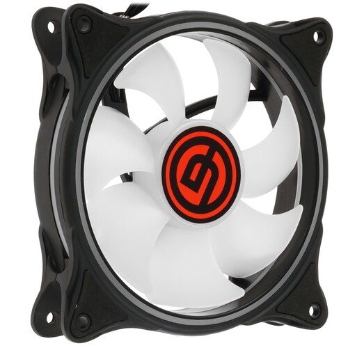 Купить Вентилятор GiNZZU 12FB6 [RGB12FB6] черный  9230099. Характеристики, отзывы и цены в Донецке