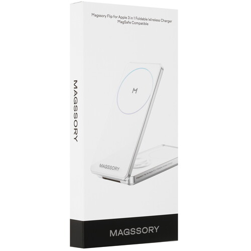 Купить Беспроводное зарядное устройство Magssory Flip белый  9176207. Характеристики, отзывы и цены в Донецке