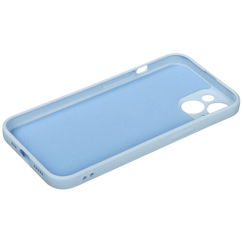 Купить Накладка  BoraSCO Microfiber Case для Apple iPhone 13 голубой  5601815. Характеристики, отзывы и цены в Донецке