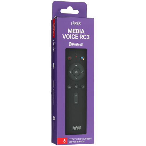 Купить Пульт ДУ HIPER Media Voice RC3  5445636. Характеристики, отзывы и цены в Донецке