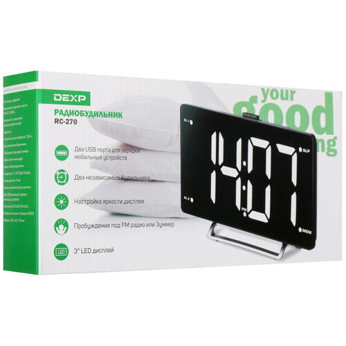 Купить Радиобудильник DEXP RC-270  1634344. Характеристики, отзывы и цены в Донецке