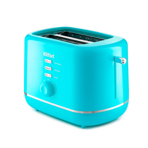 Купить Тостер Kitfort KT-2050-3 голубой  5343954. Характеристики, отзывы и цены в Донецке