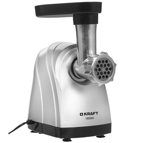 Купить Мясорубка электрическая Kraft KF-MG1320S серебристый  5371094. Характеристики, отзывы и цены в Донецке