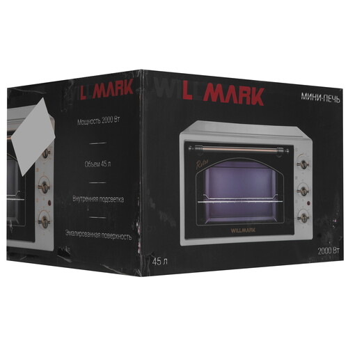 Купить Мини-печь WILLMARK WO-453BLR черный  9269548. Характеристики, отзывы и цены в Донецке