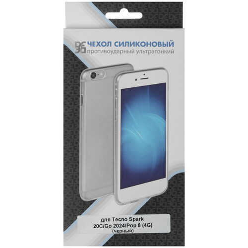Купить Накладка  DF Case для Tecno POP 8/ SPARK 20C/ GO 2024 черный  5483763. Характеристики, отзывы и цены в Донецке