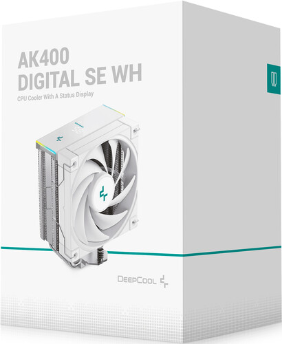Купить Кулер для процессора DEEPCOOL AK400 DIGITAL SE WH  5635678. Характеристики, отзывы и цены в Донецке