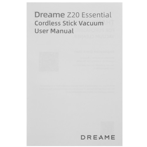 Купить Вертикальный пылесос  Dreame Z20 Essential  серый  5624098. Характеристики, отзывы и цены в Донецке