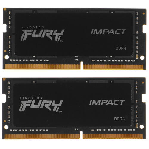 Купить Оперативная память SODIMM Kingston FURY Impact [KF426S16IBK2/64] 64 ГБ  5053768. Характеристики, отзывы и цены в Донецке