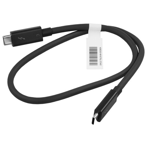 Купить Кабель круглый ORICO Thunderbolt 3 (USB Type-C) - Thunderbolt 3 (USB Type-C) черный 0.5 м  5499027. Характеристики, отзывы и цены в Донецке
