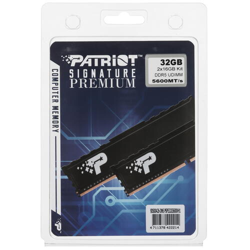 Купить Оперативная память Patriot Signature Premium [PSP532G5600KH1] 32 ГБ  5423313. Характеристики, отзывы и цены в Донецке