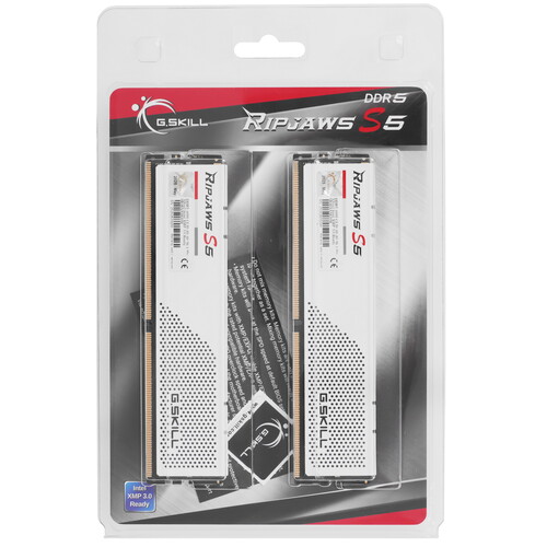 Купить Оперативная память G.Skill Ripjaws S5 [F5-6000J3040G32GX2-RS5W] 64 ГБ  5626673. Характеристики, отзывы и цены в Донецке
