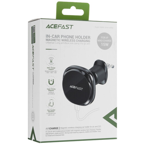 Купить Держатель автомобильный ACEFAST D31 черный  5463846. Характеристики, отзывы и цены в Донецке