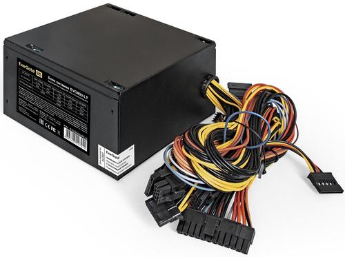 Купить Блок питания ExeGate EVO800-LT [EX289069RUS] черный  5354922. Характеристики, отзывы и цены в Донецке