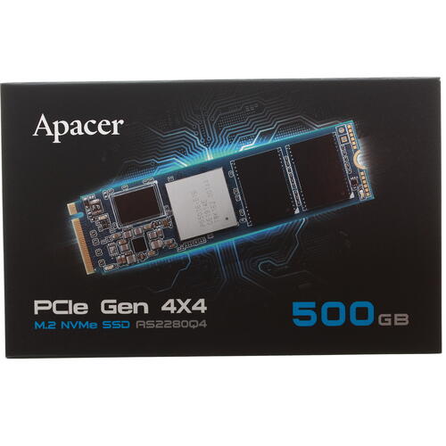 Купить 500 ГБ M.2 NVMe накопитель Apacer AS2280Q4 [AP500GAS2280Q4-1]  1628758. Характеристики, отзывы и цены в Донецке