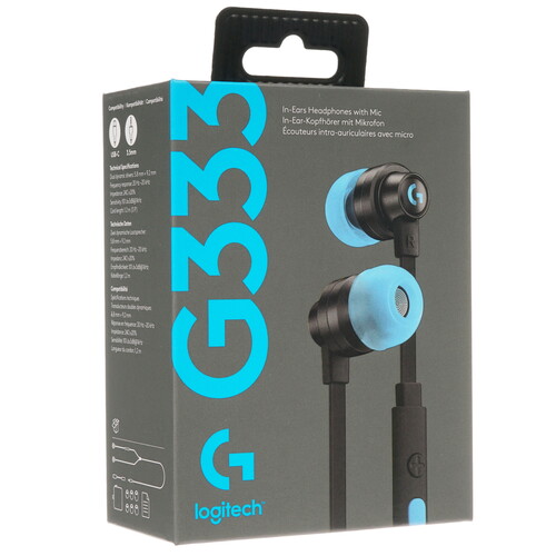 Купить Проводные наушники Logitech G333 черный 2021  4774387. Характеристики, отзывы и цены в Донецке