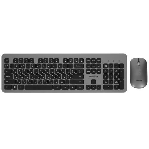 Купить Клавиатура+мышь беспроводная   Smartbuy SBC-233375AG-GK серебристый  1625715. Характеристики, отзывы и цены в Донецке