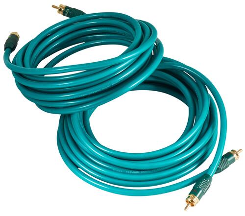 Купить Кабель   Kicx RCA - RCA бирюзовый  9103159. Характеристики, отзывы и цены в Донецке