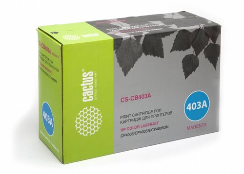 Купить Картридж лазерный Cactus CS-CB403A пурпурный  7939269. Характеристики, отзывы и цены в Донецке