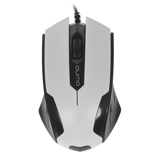 Купить Мышь проводная QUMO Office M14 [24131] белый  1365054. Характеристики, отзывы и цены в Донецке