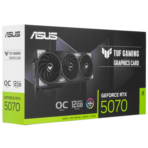 Купить Видеокарта ASUS GeForce RTX 5070 TUF Gaming OC Edition  5620385. Характеристики, отзывы и цены в Донецке