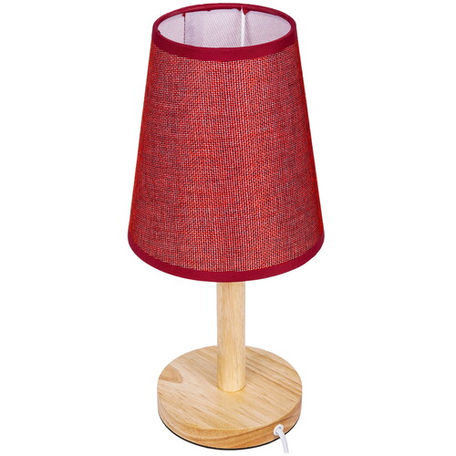 Купить Настольный светильник RISALUX Бордо красный  9176737. Характеристики, отзывы и цены в Донецке