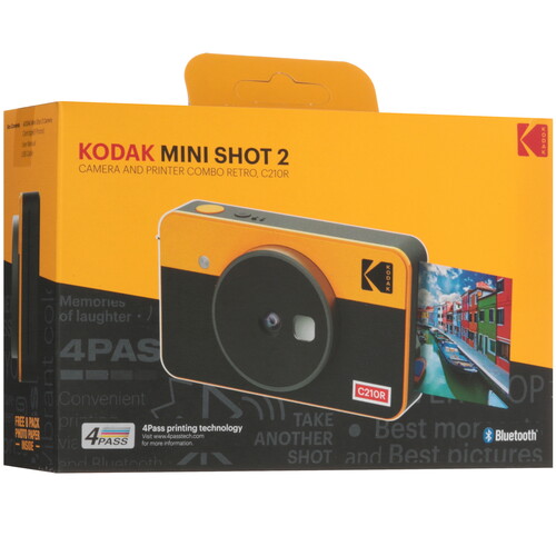 Купить Набор Kodak Mini Shot 2 Retro Starter Kit (камера+чехол+картриджи Kodak 60 шт.)  5469549. Характеристики, отзывы и цены в Донецке